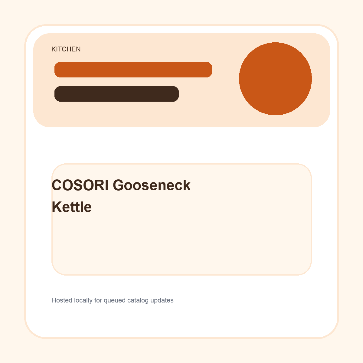 COSORI Electric Gooseneck Kettle